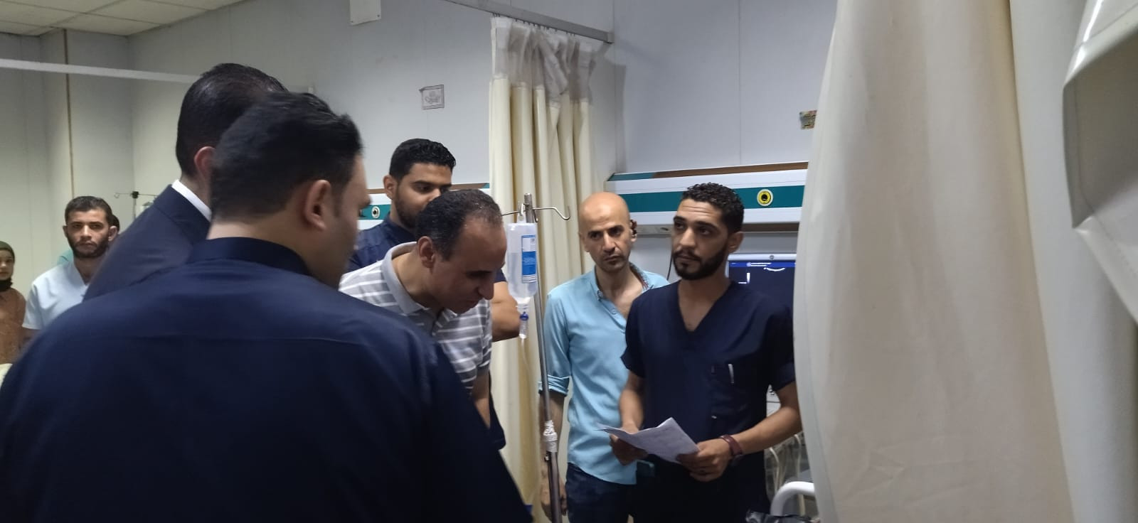 اصابات تصادم القطارين