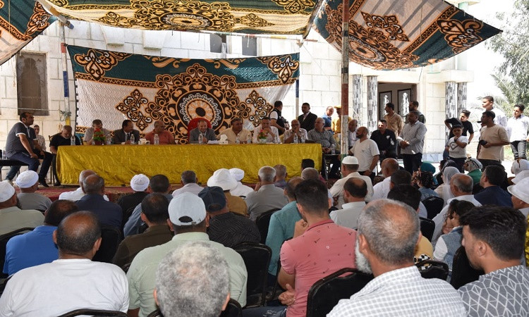 محافظ بورسعيد يزور منطقة شمال سهل الحسينية ويعقد مؤتمرًا موسعًا