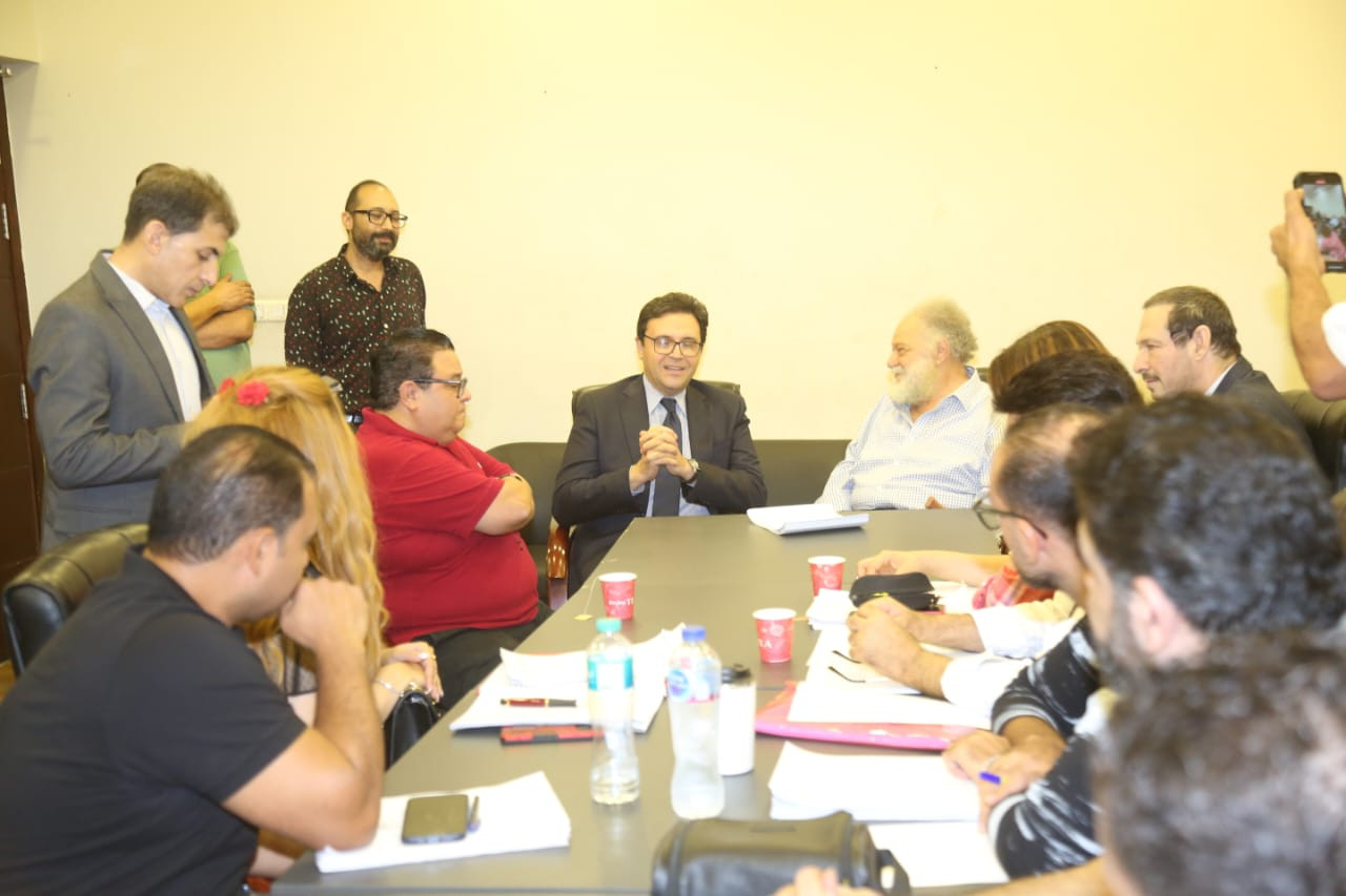 وزير الثقافة ويحيى الفخراني