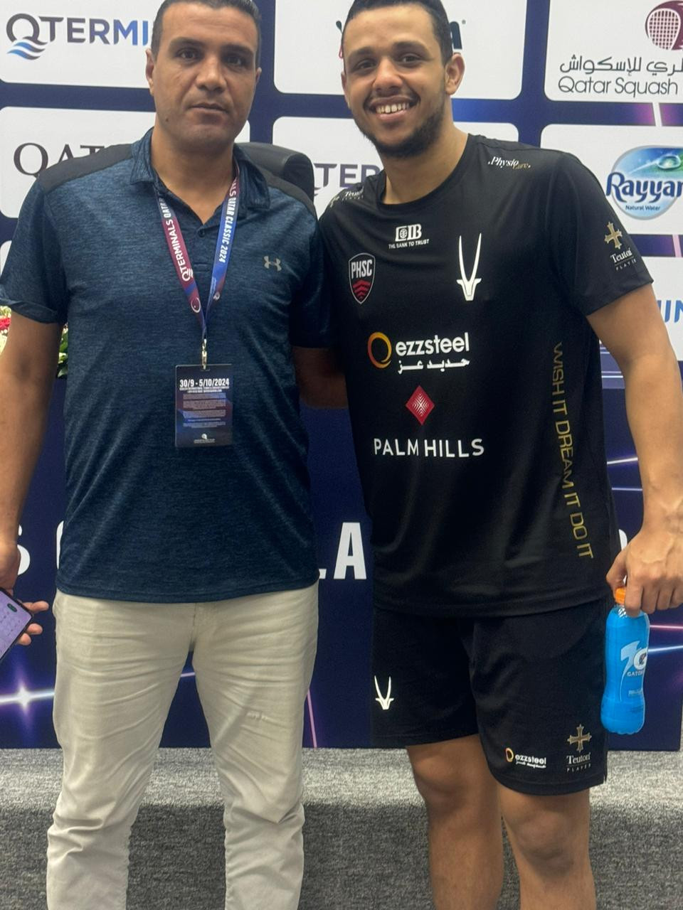 مصطفى عسل لاعب الاسكواش