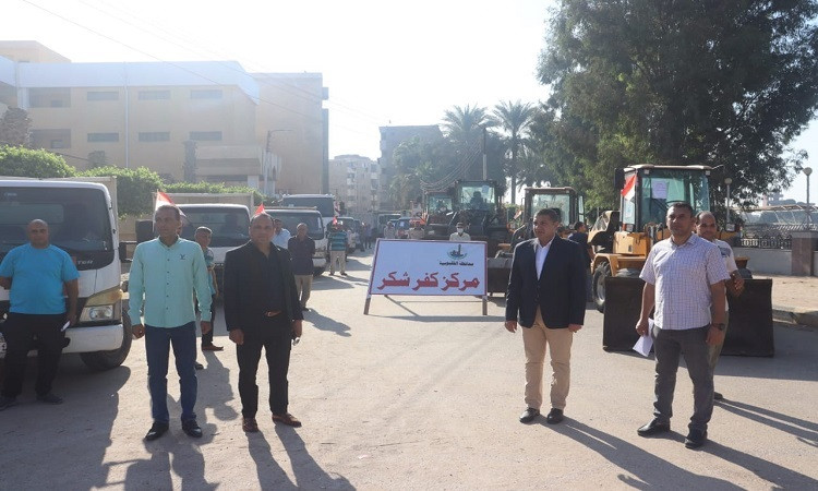 انطلاق الموجة 24 لإزالة التعديات على الأرض الزراعية وأملاك الدولة بالق