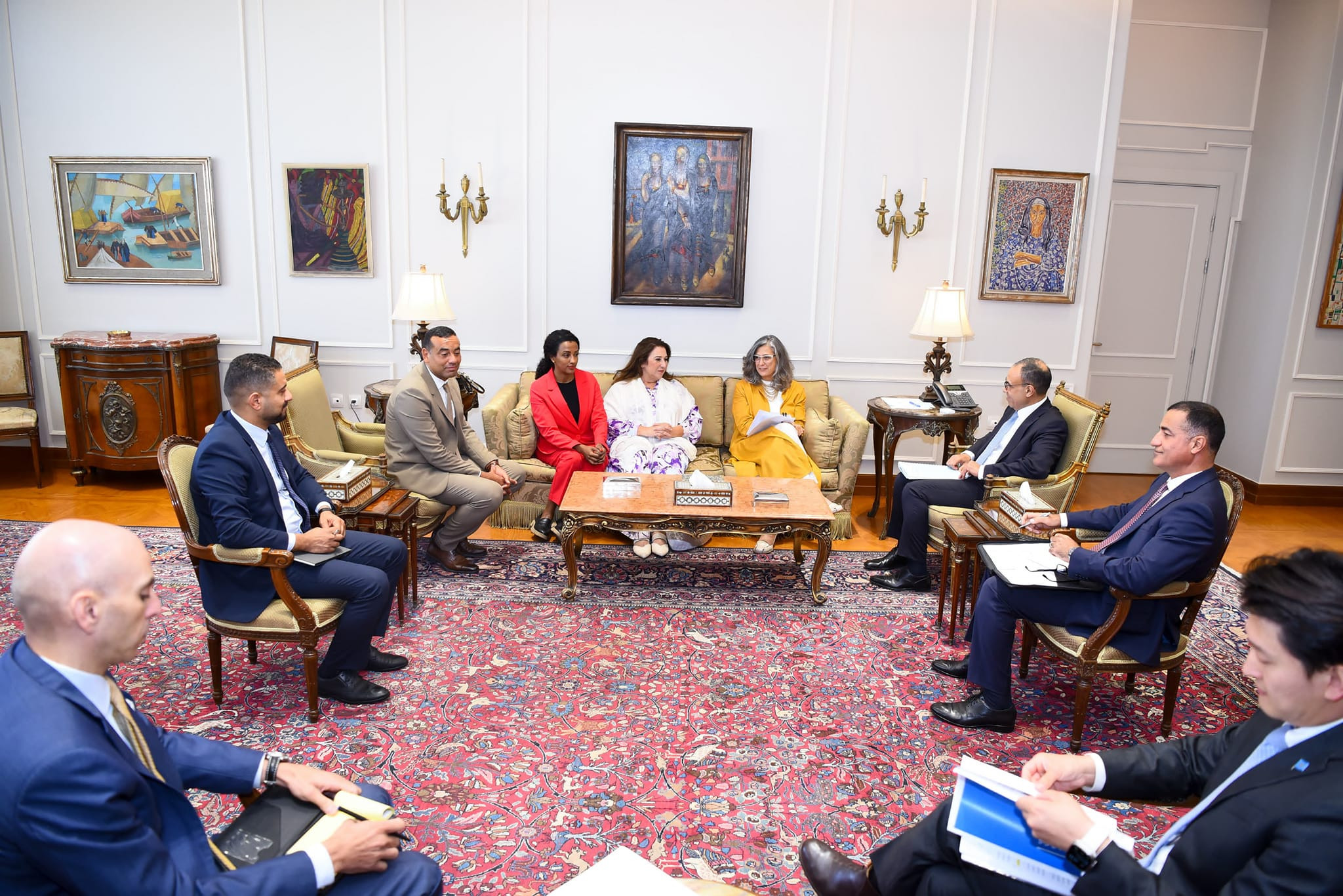 وزير الخارجية ومديرة برنامج الأمم المتحدة