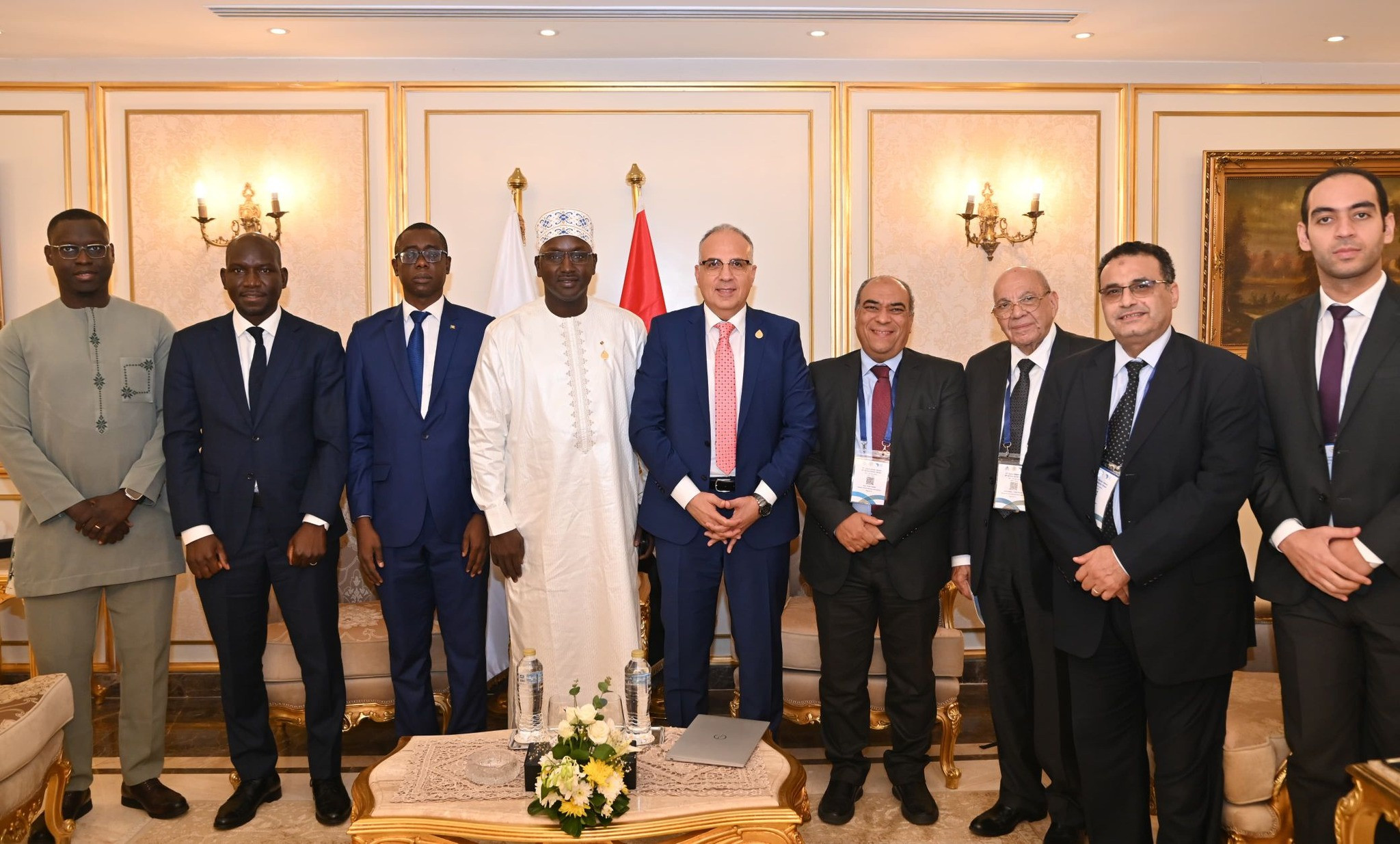 وزير الري ونظيره السنغالي