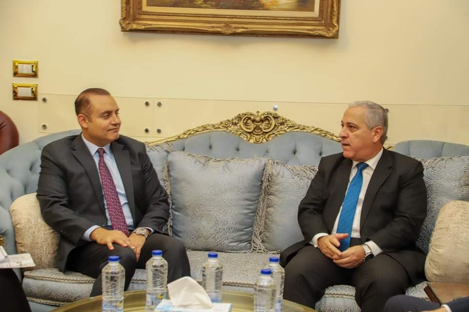 عبد الصادق الشوربجي والسفير القطري