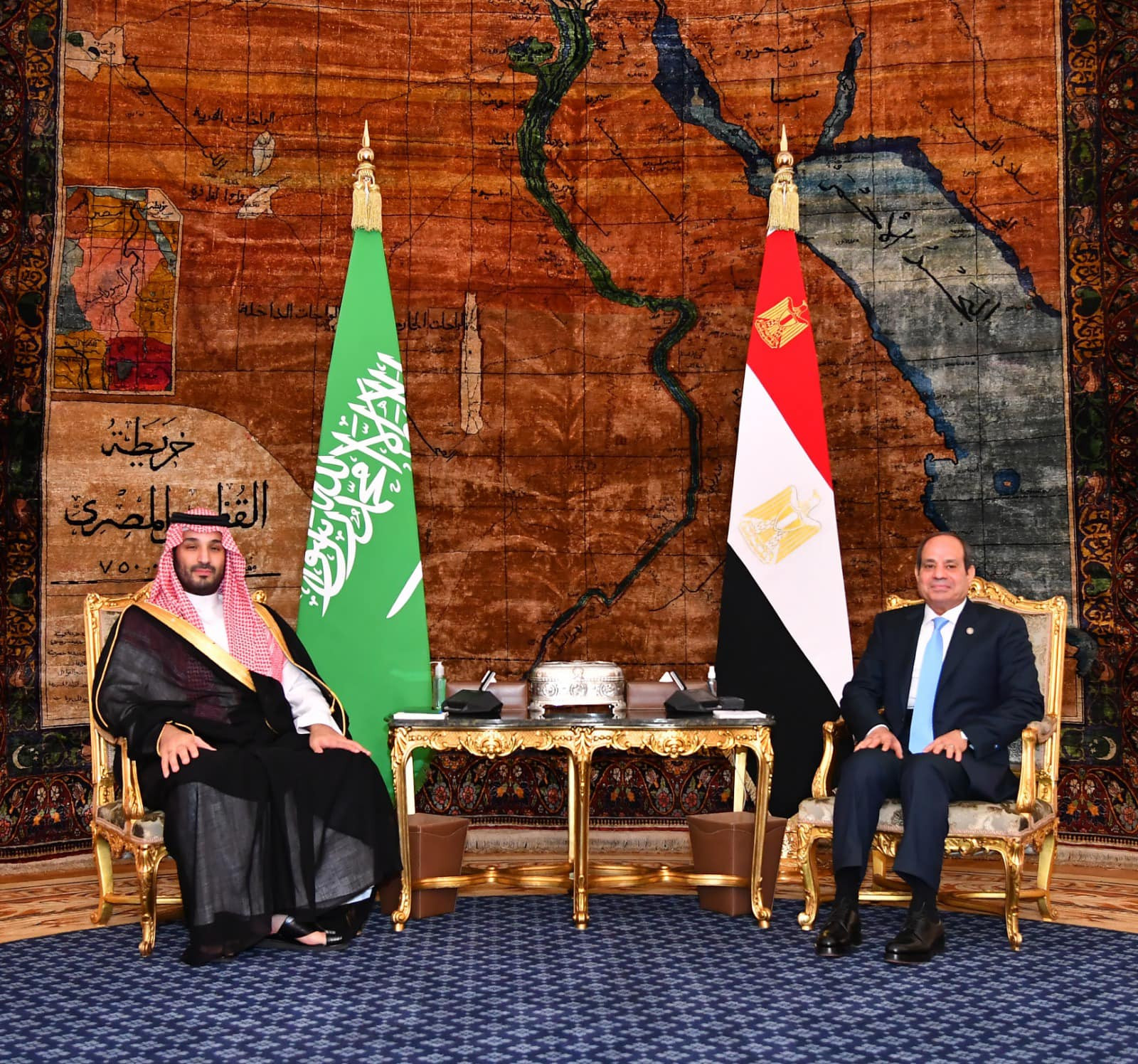 السيسي يستقبل محمد بن سلمان