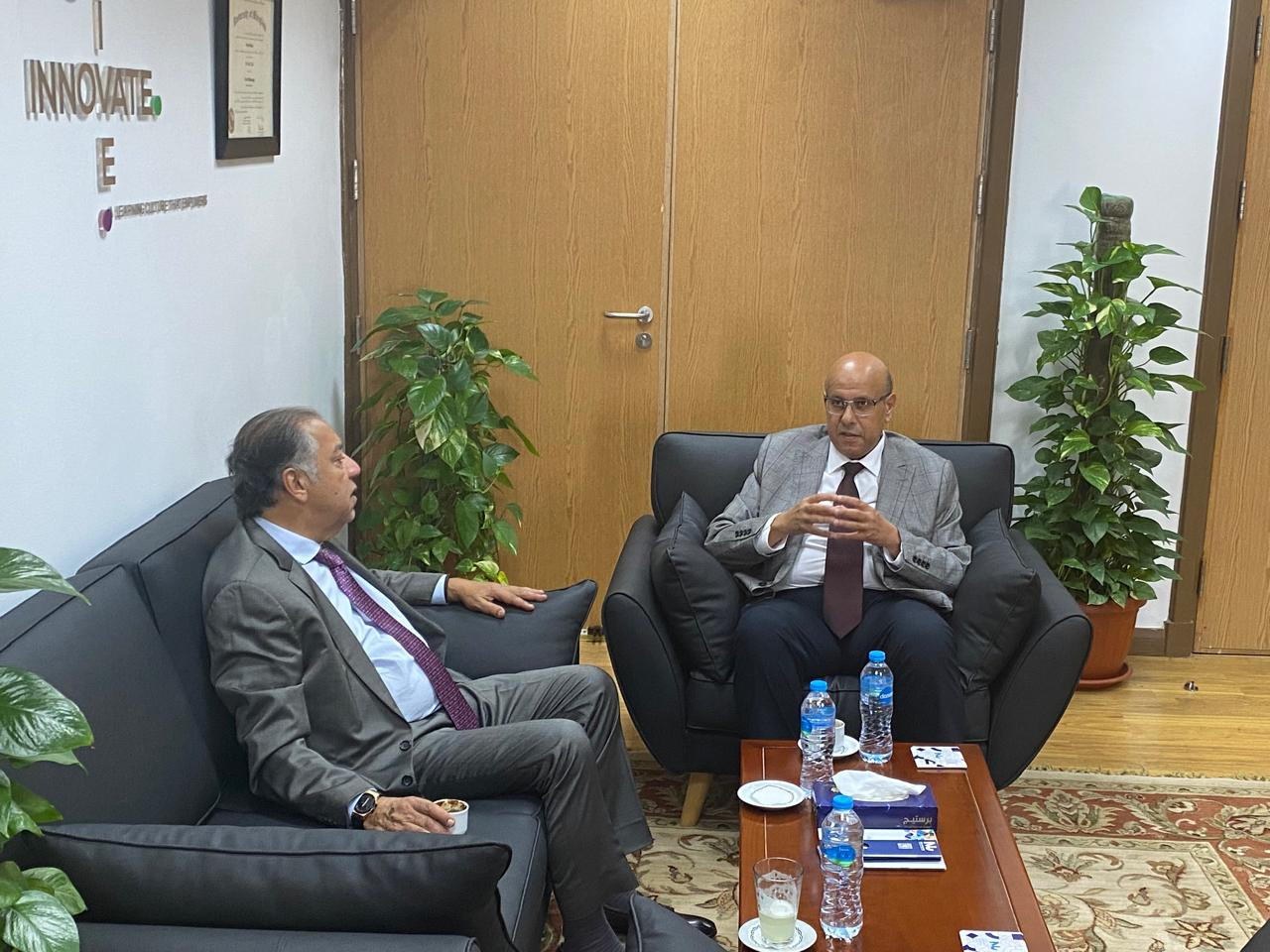 رئيس جامعة النيل ورئيس لجنة الشؤون الإفريقية