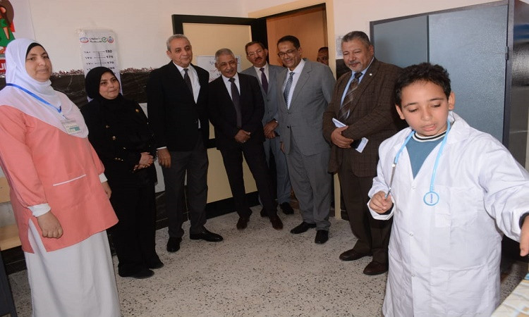 محافظ الغربية يفتتح مدرسة بنا أبوصيرالابتدائية بمركزسمنود
