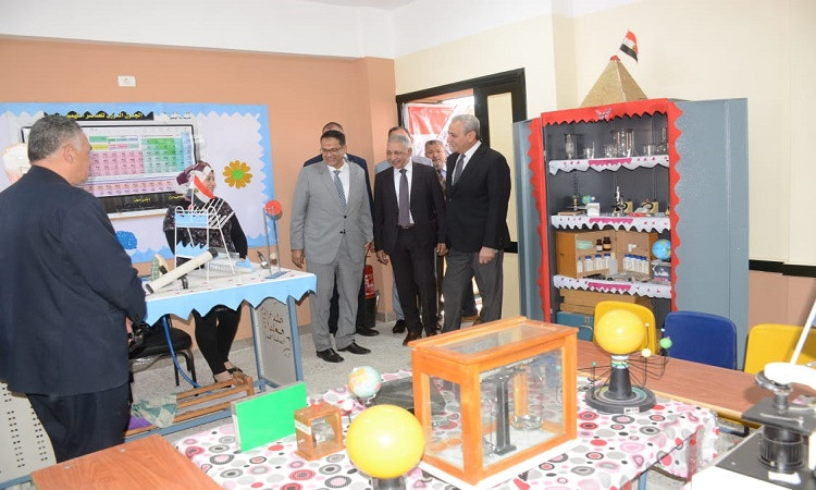 محافظ الغربية يفتتح مدرسة بنا أبوصيرالابتدائية بمركزسمنود