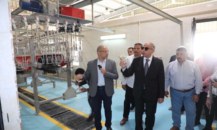 محافظ المنيا يتفقد مشروع تسمين الدواجن والمجزر الآلي بالمنطقة الصناعية