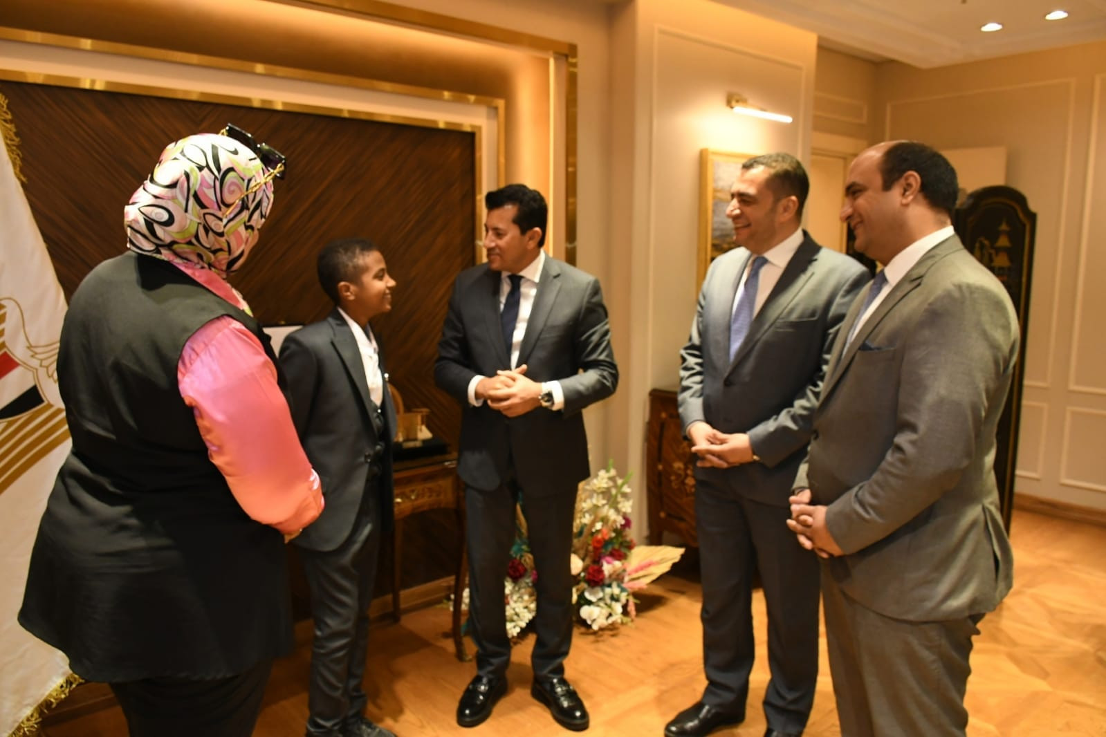 صبحي يستقبل أنس حسين