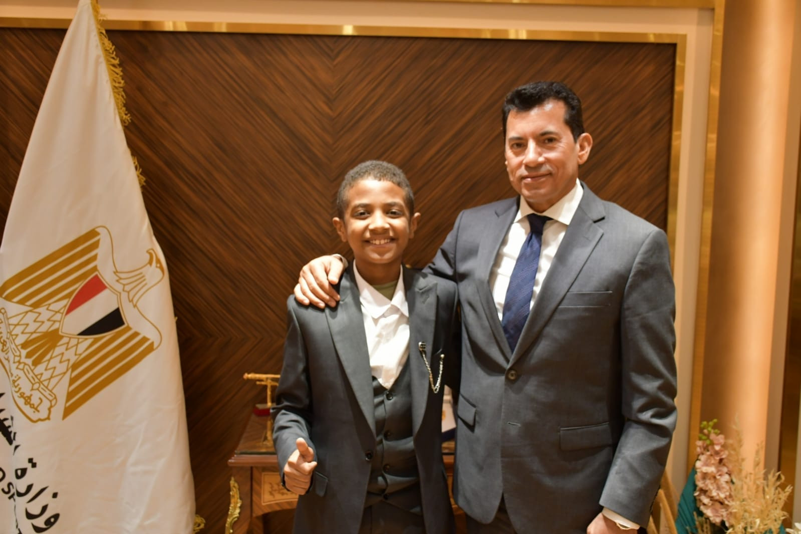 صبحي يستقبل أنس حسين