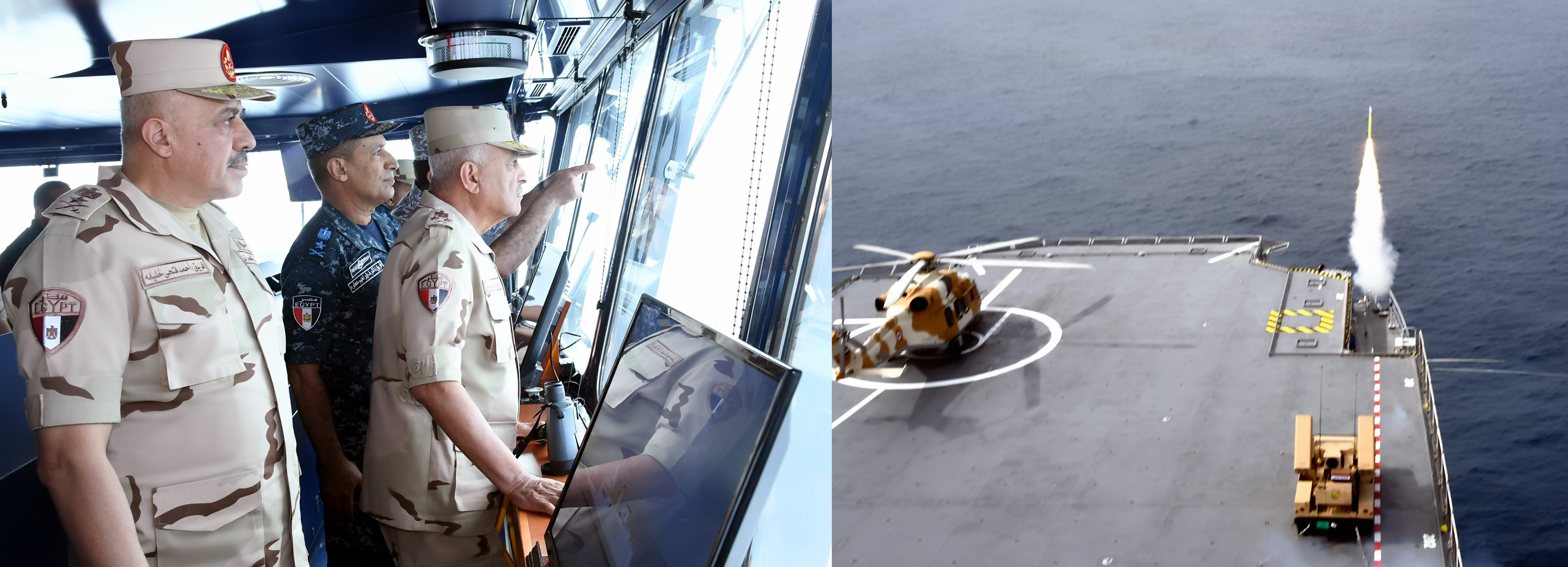 وزير الدفاع يشهد تنفيذ النشاط التدريبى ردع 2024