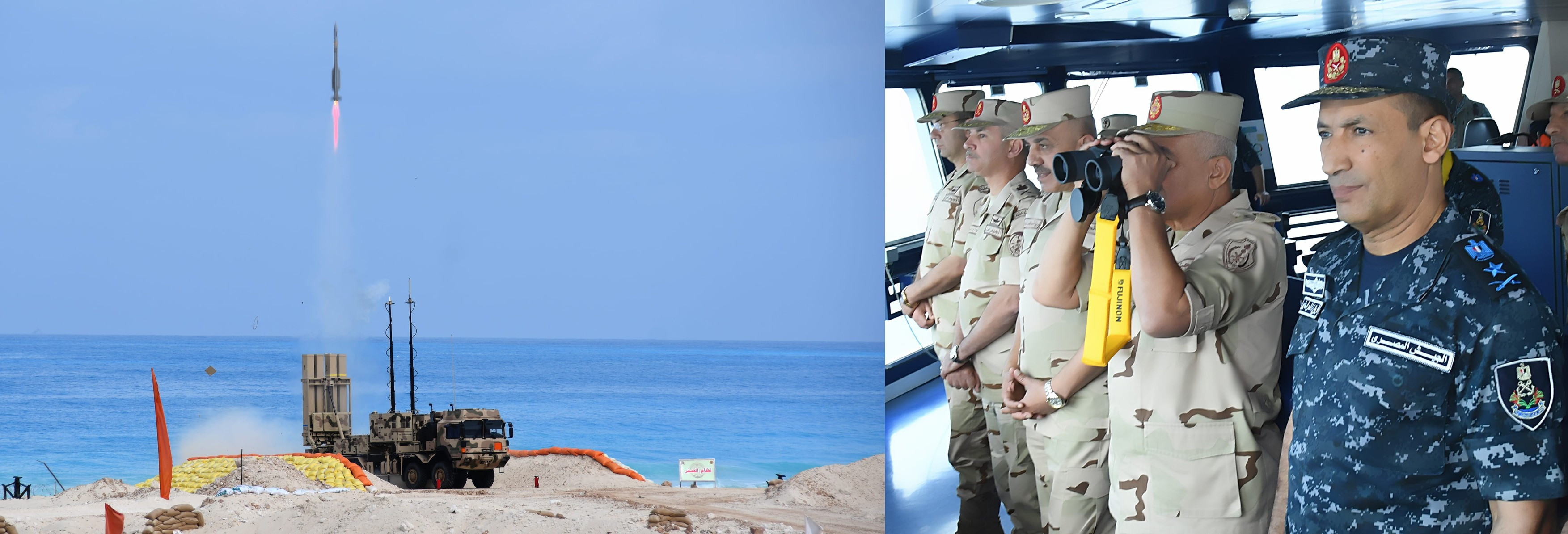 وزير الدفاع يشهد تنفيذ النشاط التدريبى ردع 2024