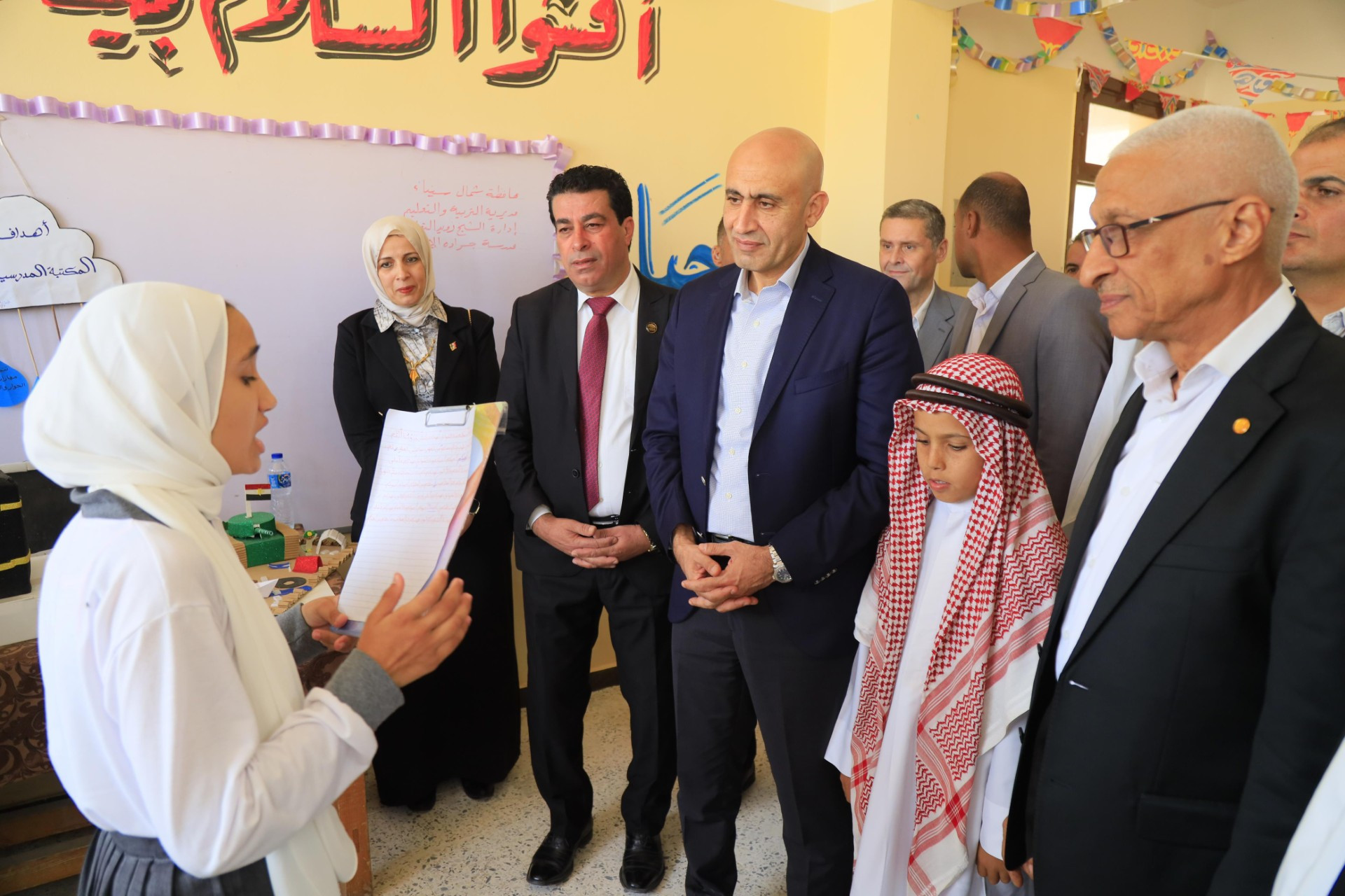 وزيرالتعليم ومحافظ شمال سيناء