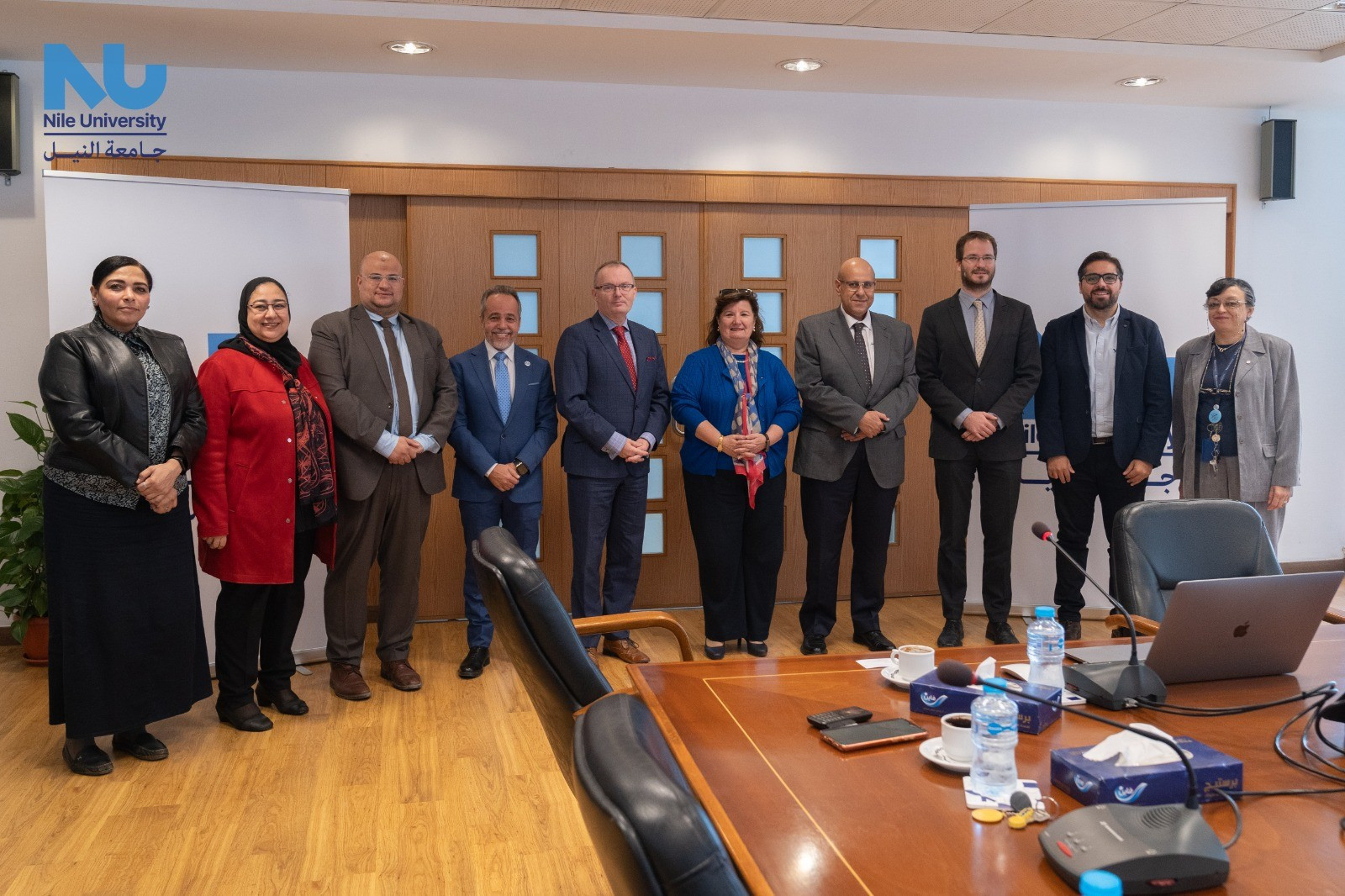 جامعة النيل تستقبل سفير التشيك