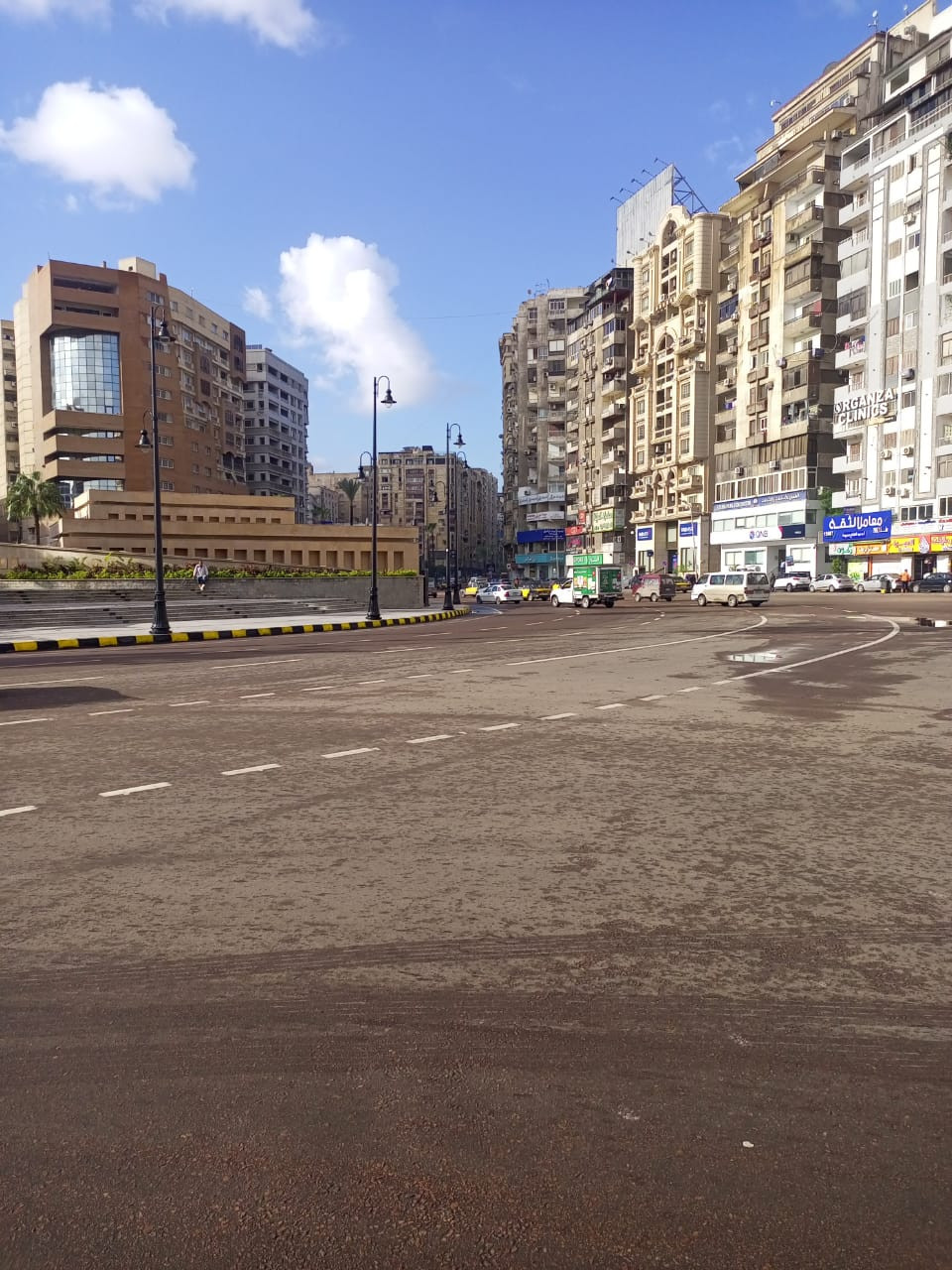 الأمطار بشوارع الأسكندرية