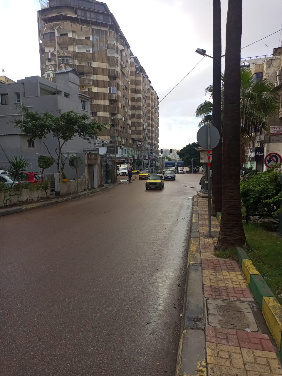 الأمطار بشوارع الأسكندرية