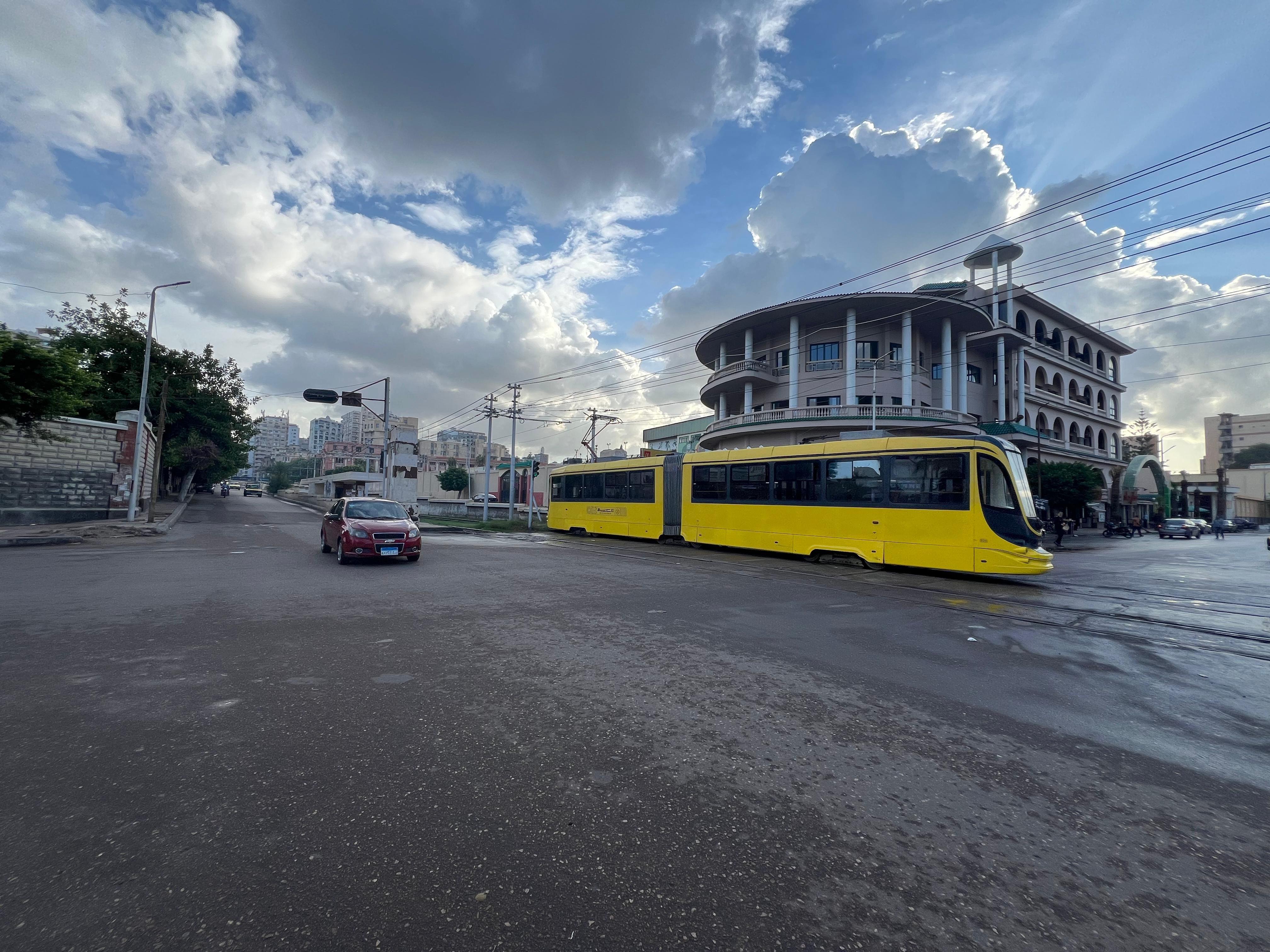 الأمطار بشوارع الأسكندرية