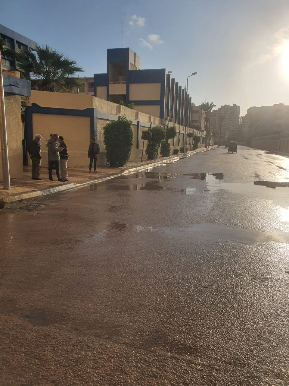 الأمطار بشوارع الأسكندرية