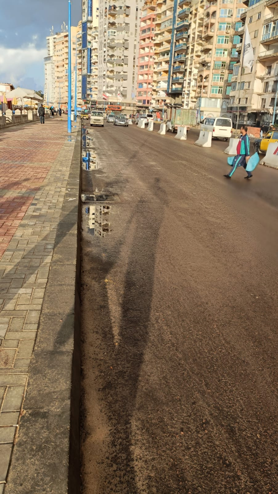 الأمطار بشوارع الأسكندرية