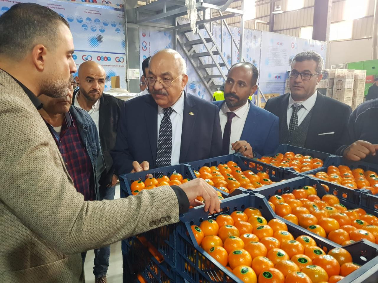 محطة فرز وتعبئة وتغليف للحاصلات البستانية