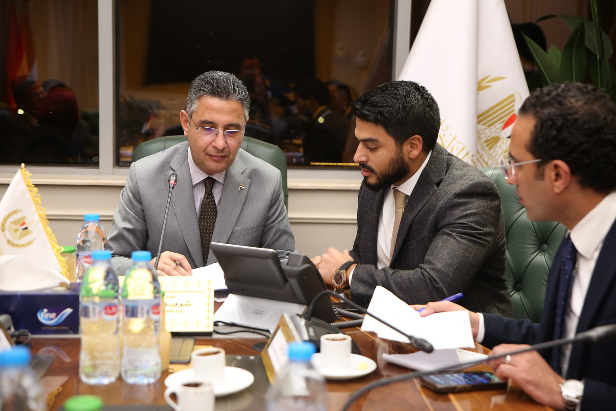 وزير التموين مع النواب