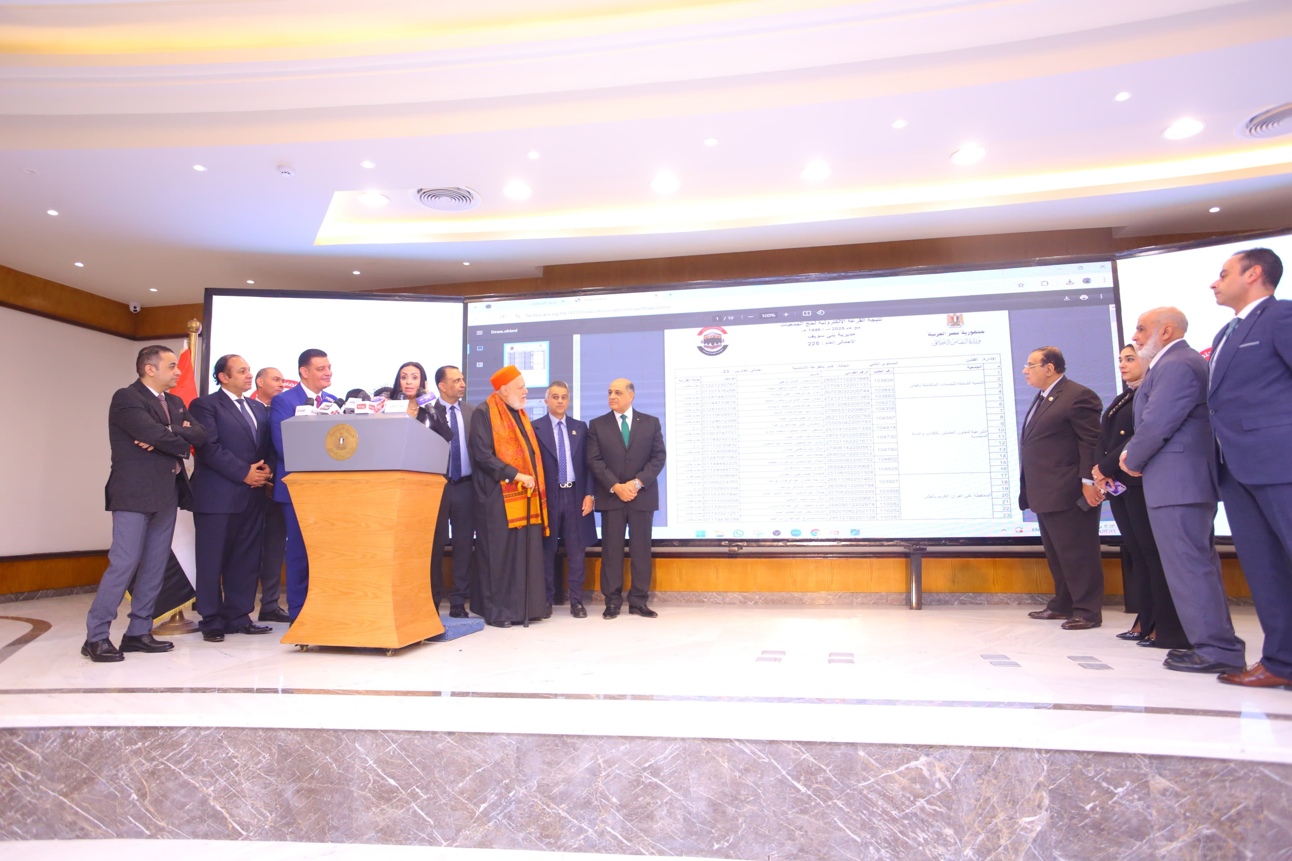 مايا مرسي قرعة حج الجمعيات الأهلية