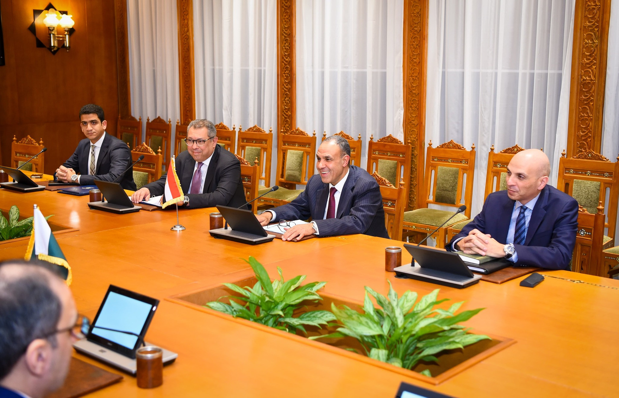 وزير الخارجية ونظيره الباكستاني