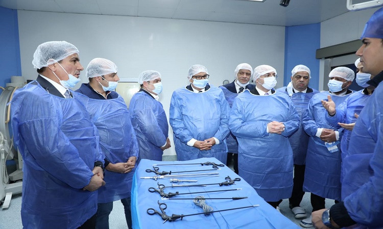 محافظ بني سويف يفتتح وحدة عناية مركزة بالمستشفى التخصصي ووحدة مناظير ب
