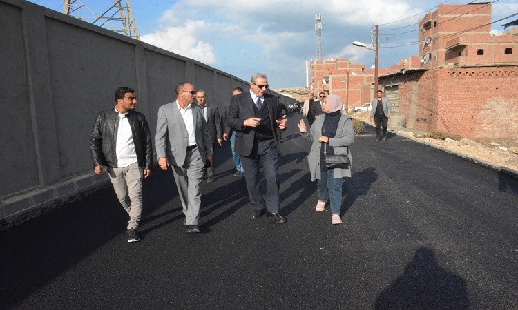 مشروعات الرصف والتطوير بالمحلة الكبرى