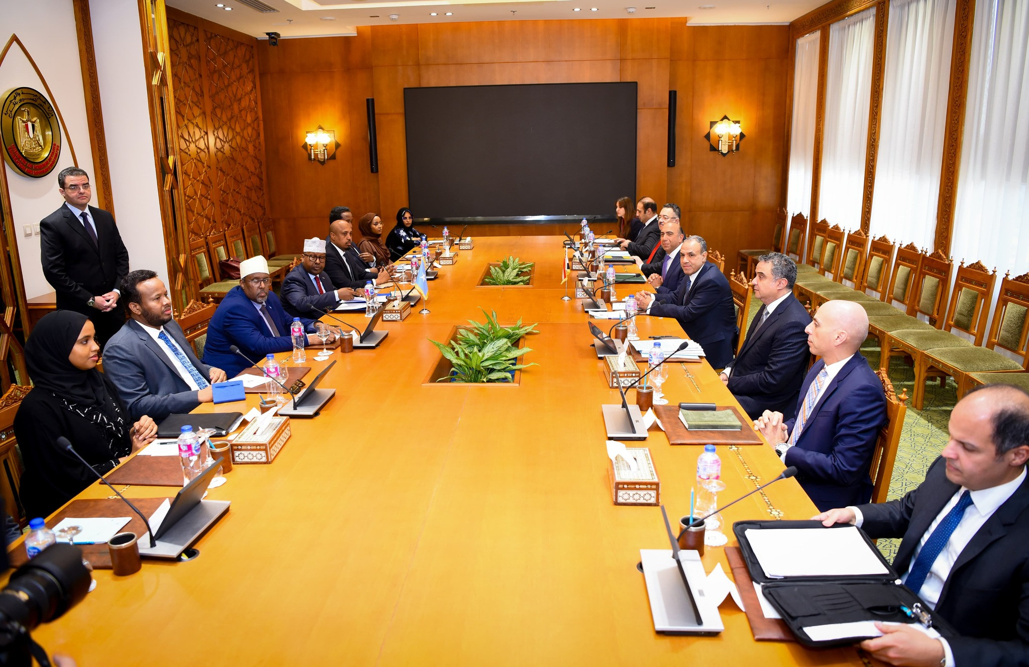 وزير الخارجية ونظيره الصومالي