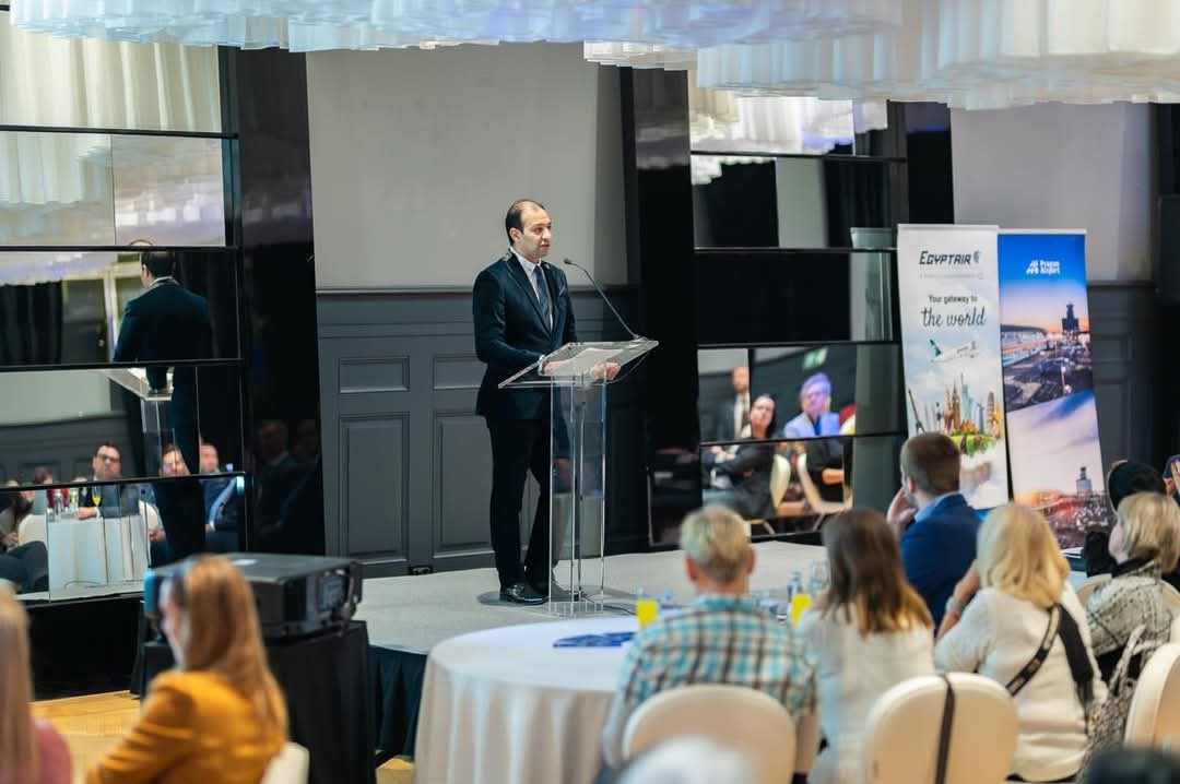 مصر للطيران تحتفل بإفتتاح مكتبها فى براغ