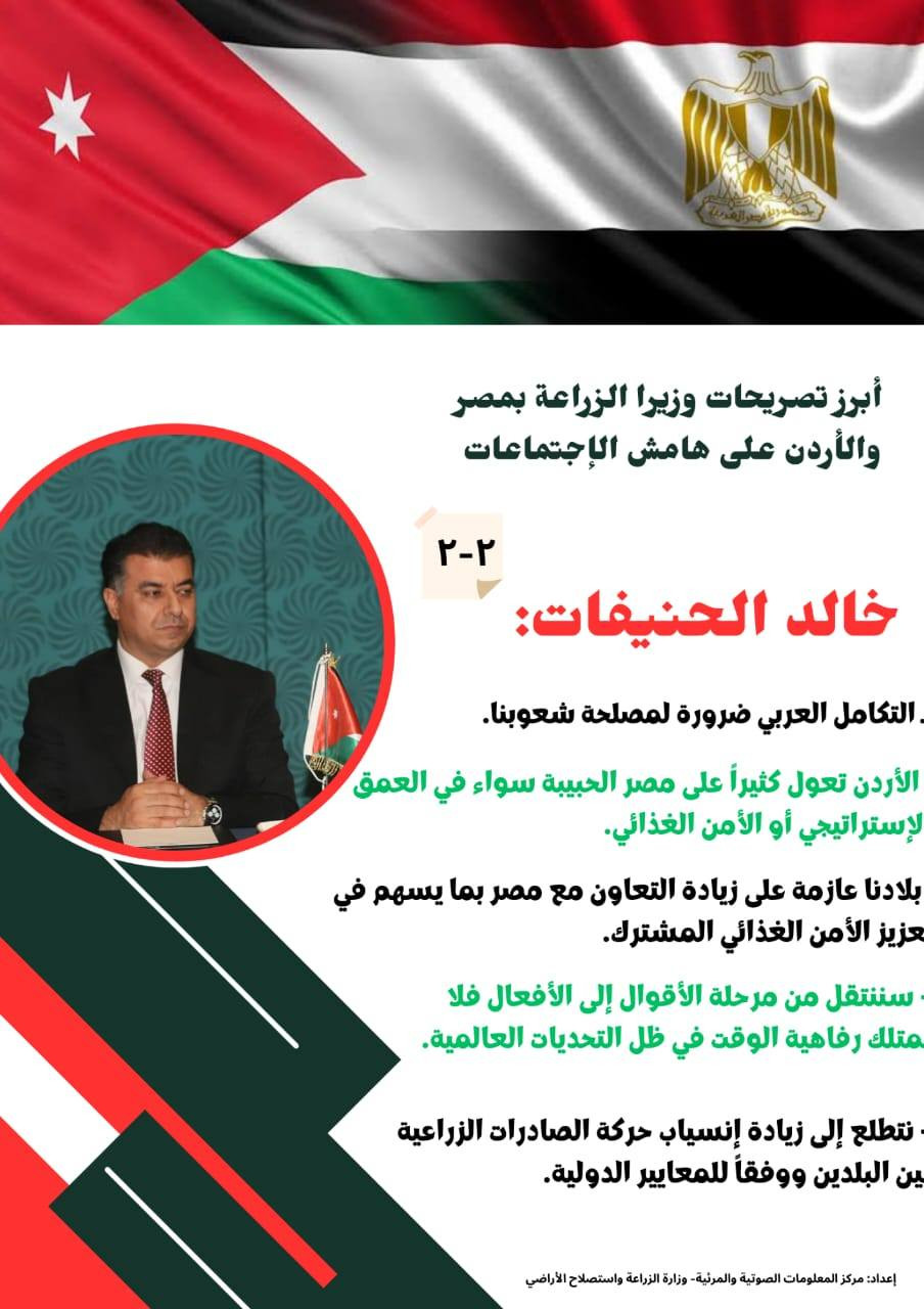 اللجنة الفنية الزراعية المصرية الأردنية