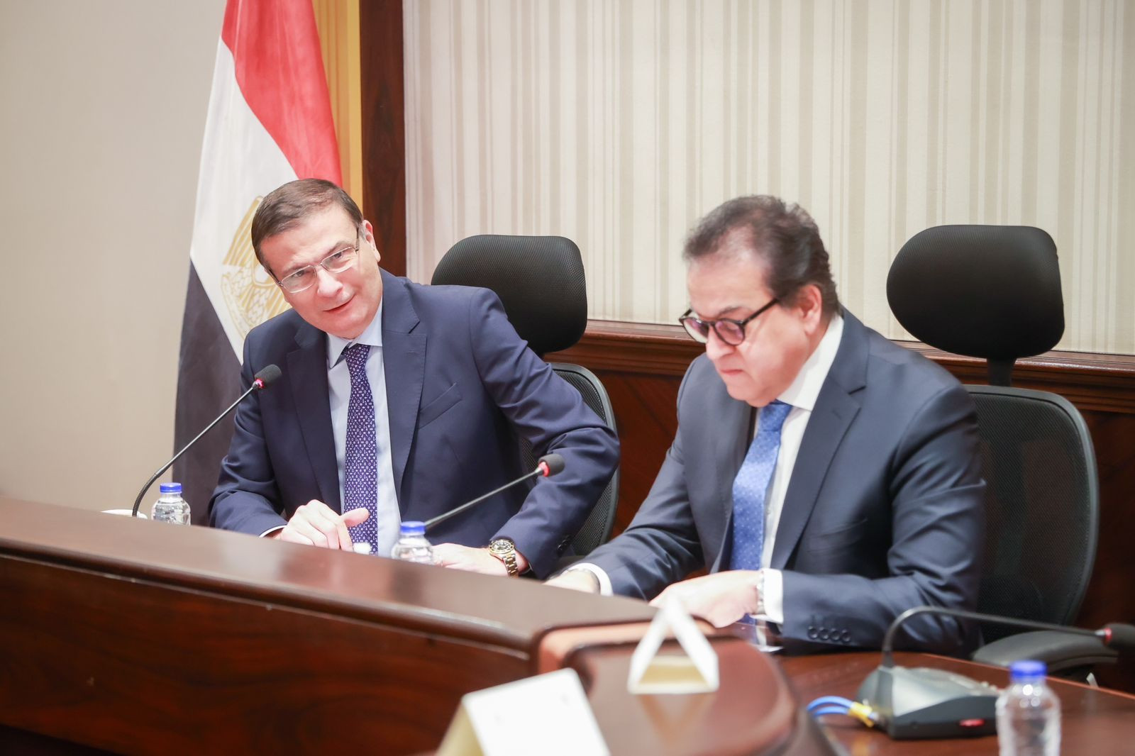 وزيرا الصحة والزراعة