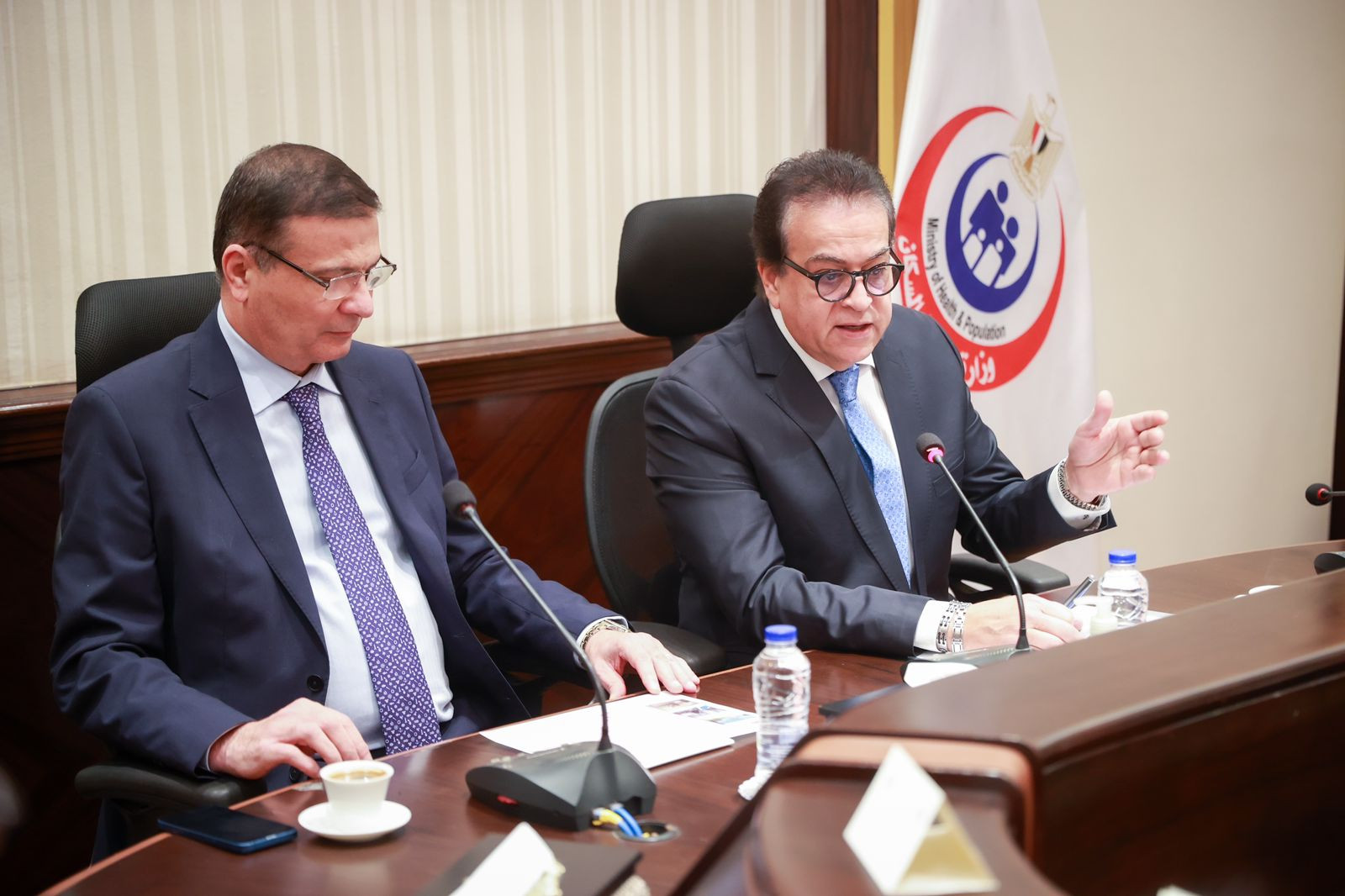 وزيرا الصحة والزراعة