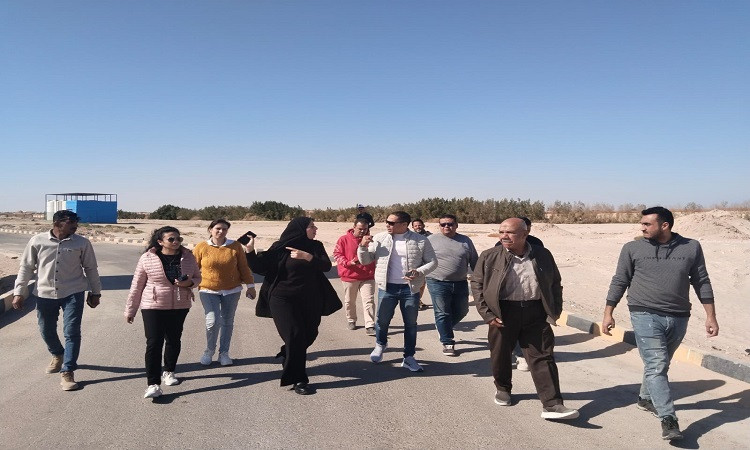 رئيس شركة مياه البحر الأحمر  يتفقد محطة المعالجة الثلاثية