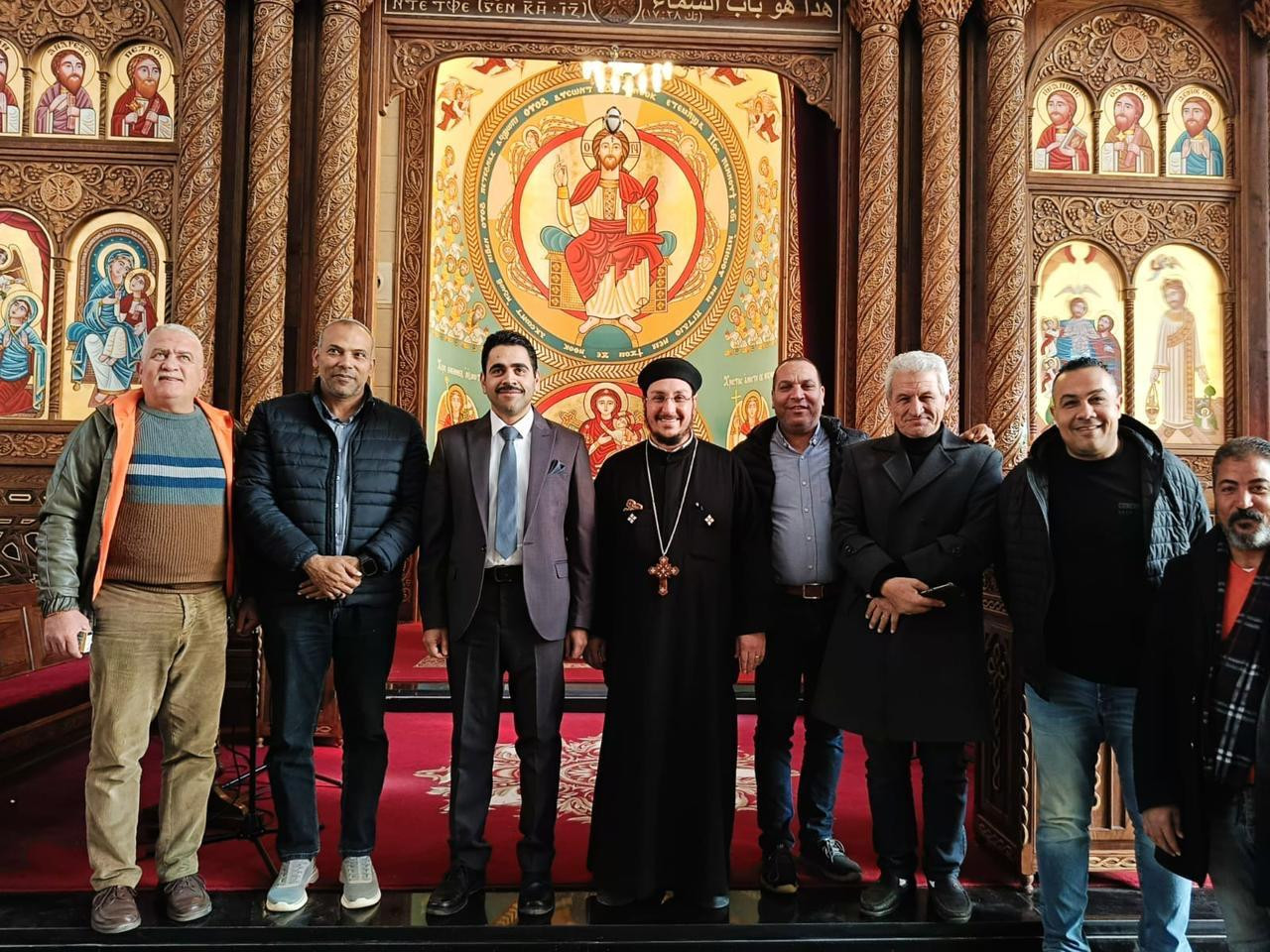 مسؤولو المدن الجديدة يزورون الكنائس