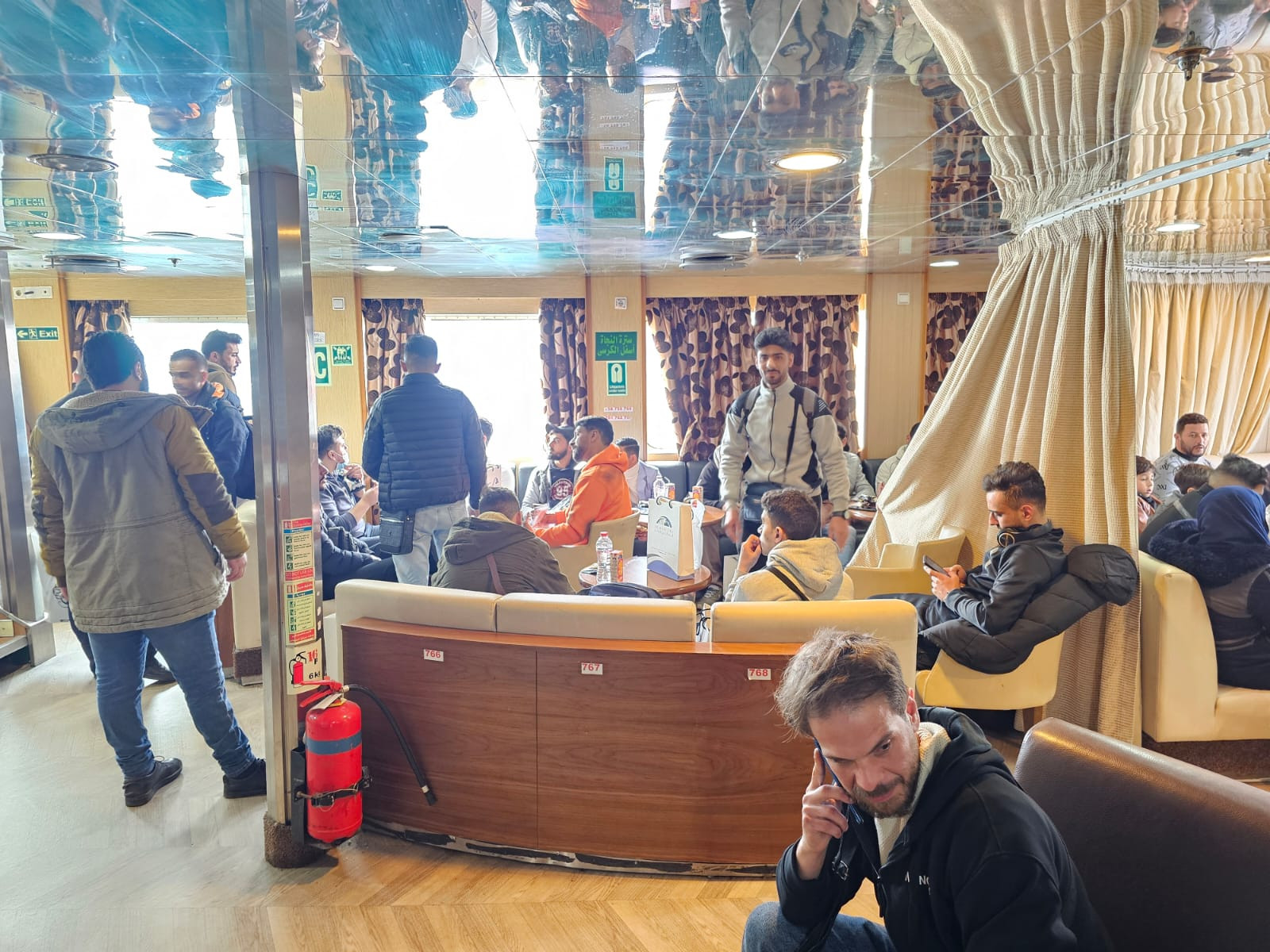 مغادرة السوريين من نويبع