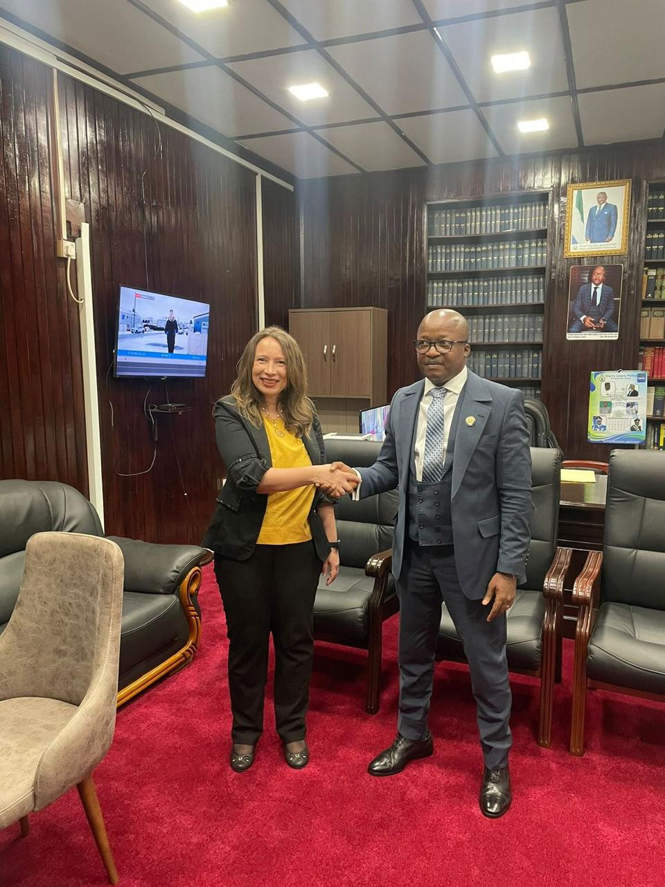 سفيرة مصر في سيراليون