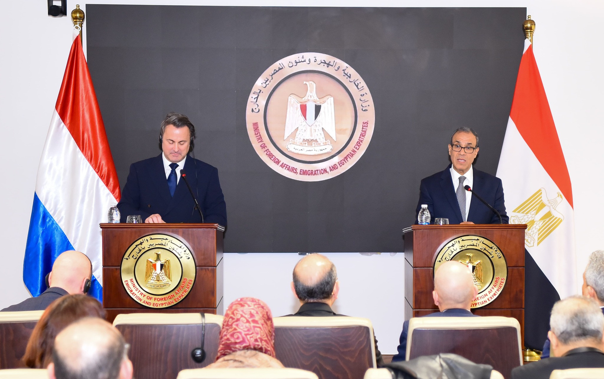 مؤتمر صحفي لوزير الخارجية