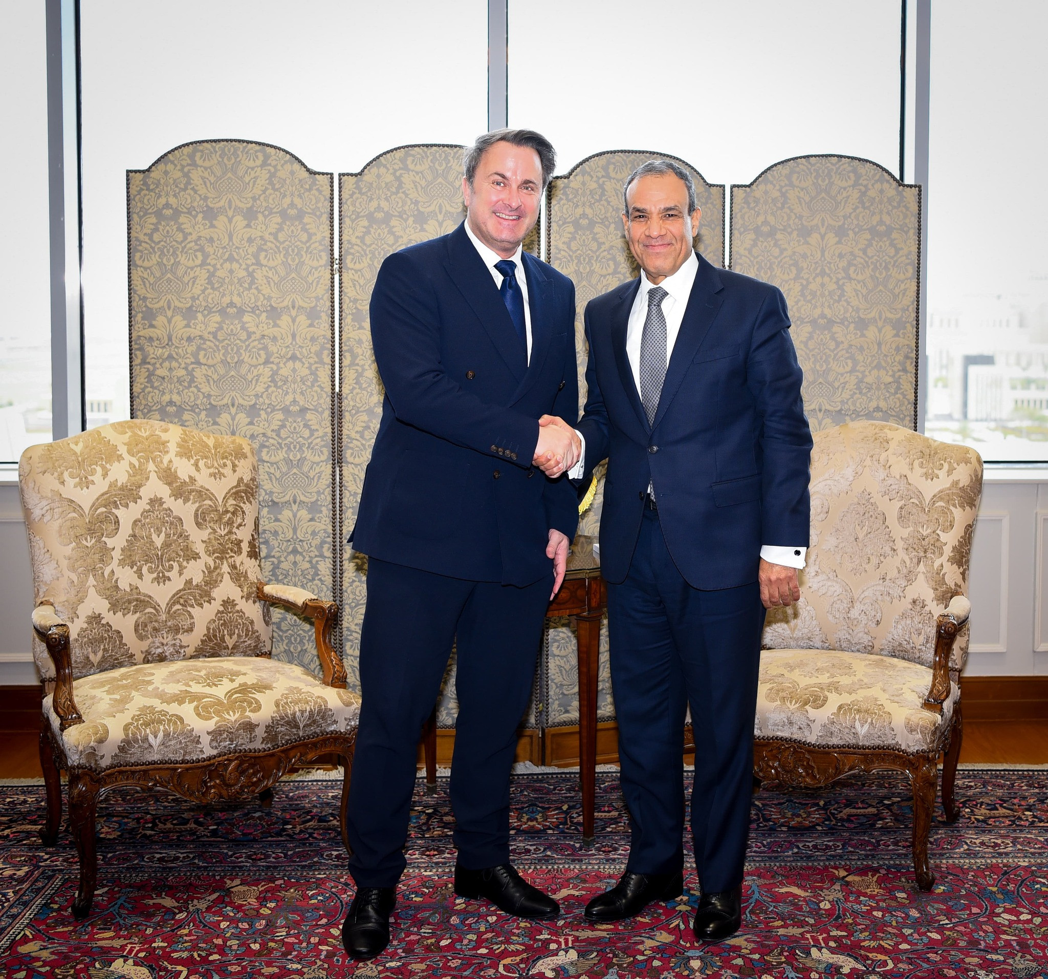 وزيرا خارجية مصر ولوكسمبورج