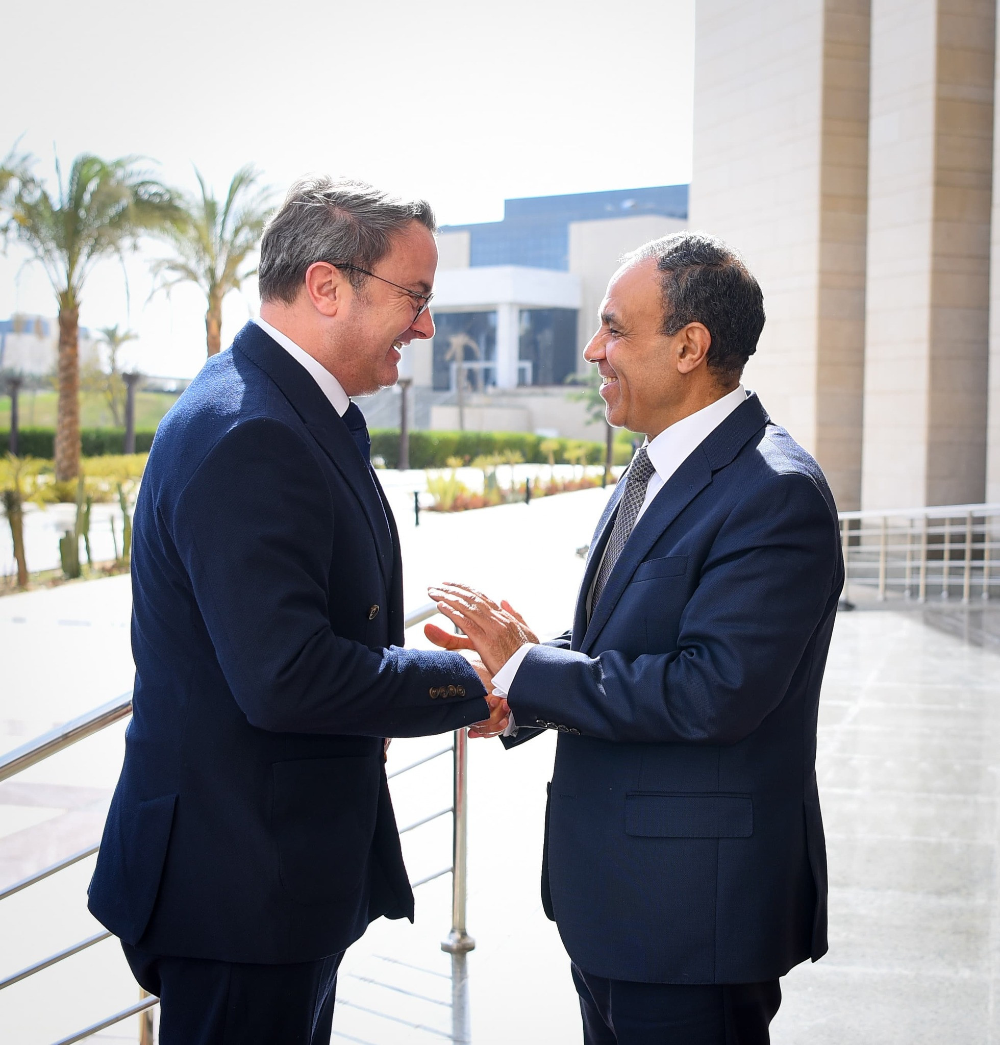 وزيرا خارجية مصر ولوكسمبورج