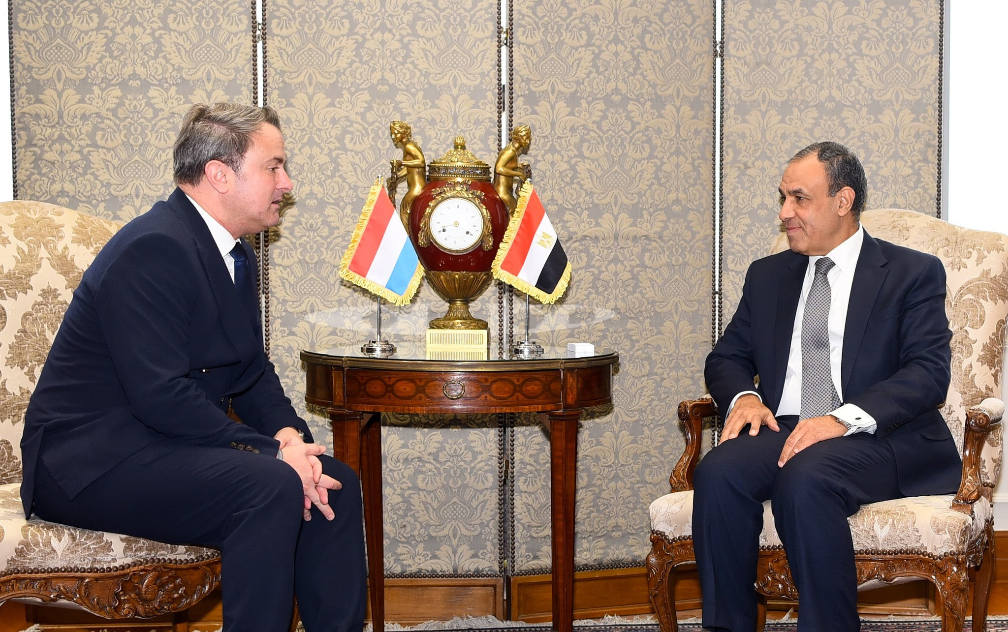 وزيرا خارجية مصر ولوكسمبورج