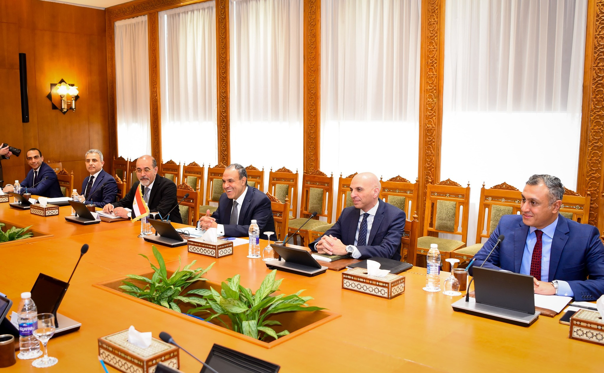 وزيرا خارجية مصر ولوكسمبورج