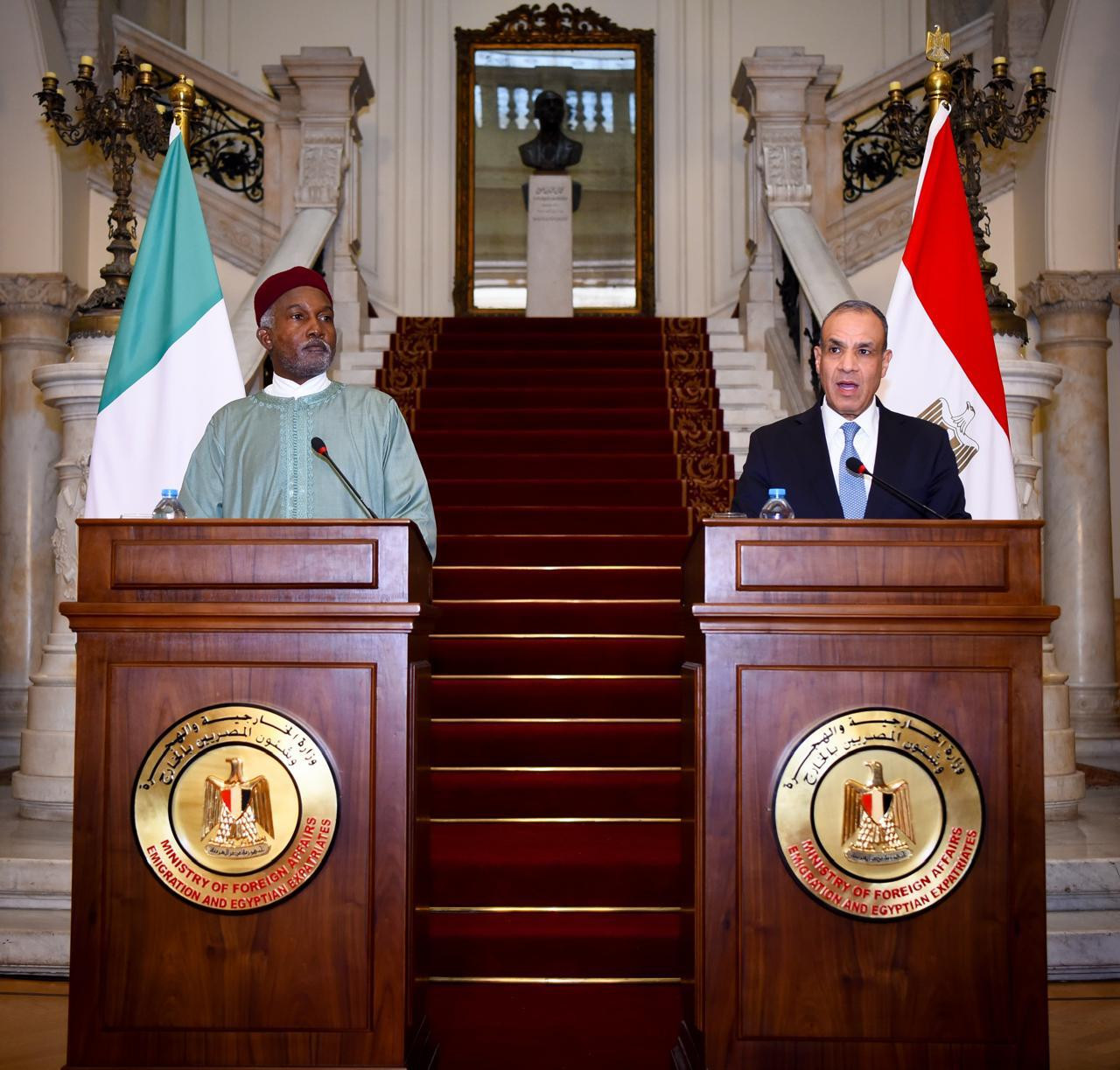 وزيرا خارجية مصر ونيجيريا