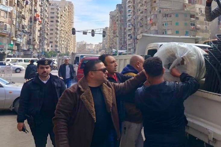 إزالة إشغالات بالأسكندرية