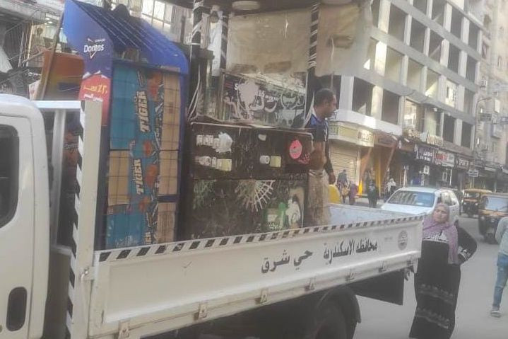 إزالة إشغالات بالأسكندرية