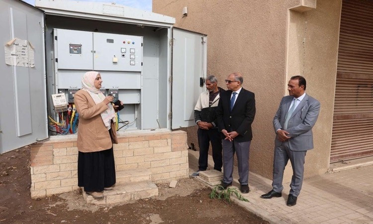 محافظ المنيا يتفقد مشروع تطوير سوق ماقوسة
