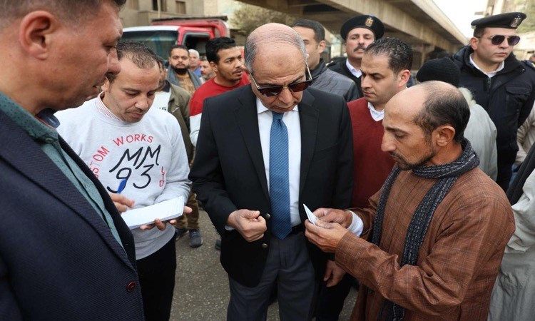 محافظ المنيا يتفقد الأراضي غير المستغلة