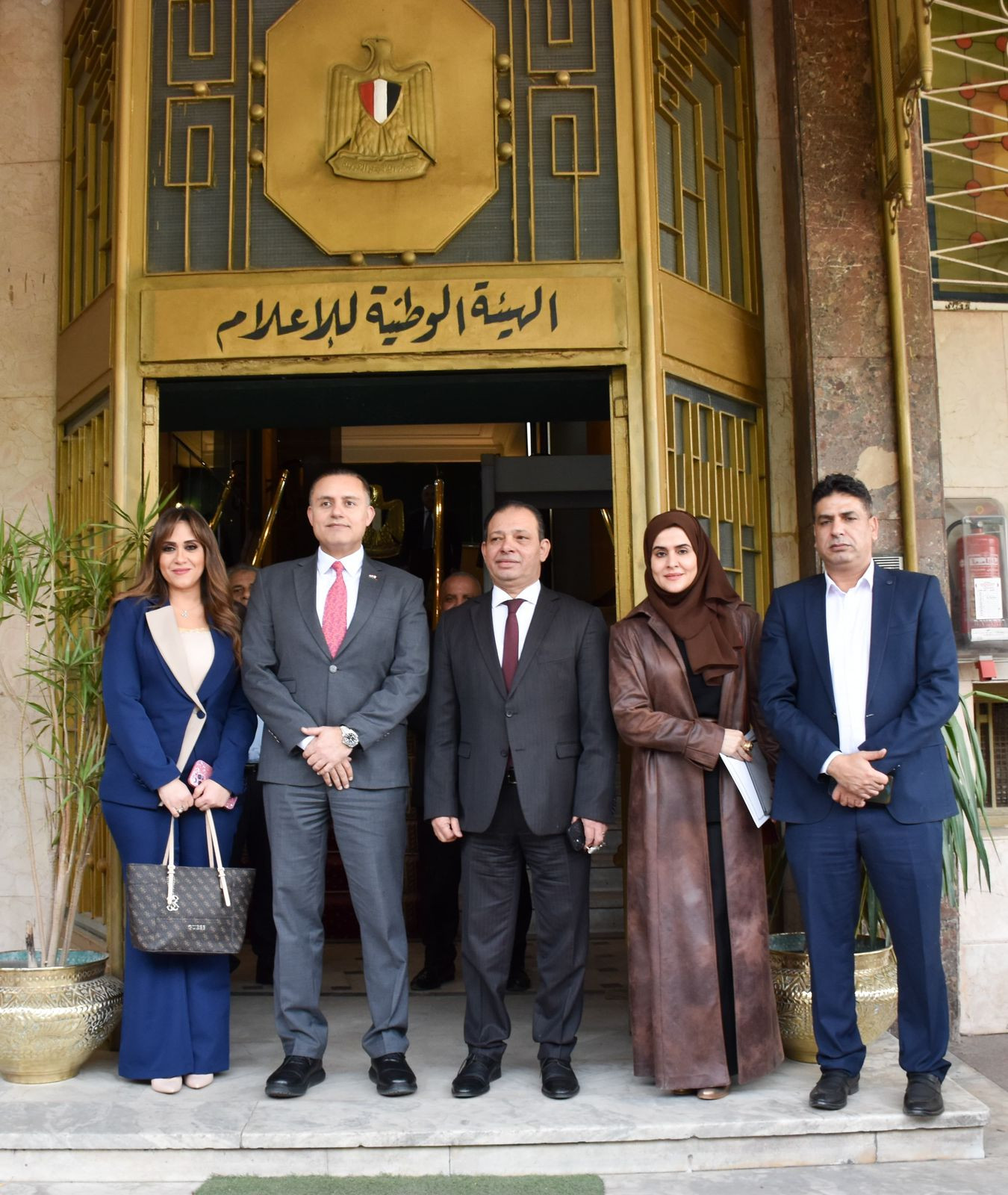 زيارة سفير قطر لمبنى ماسبيرو